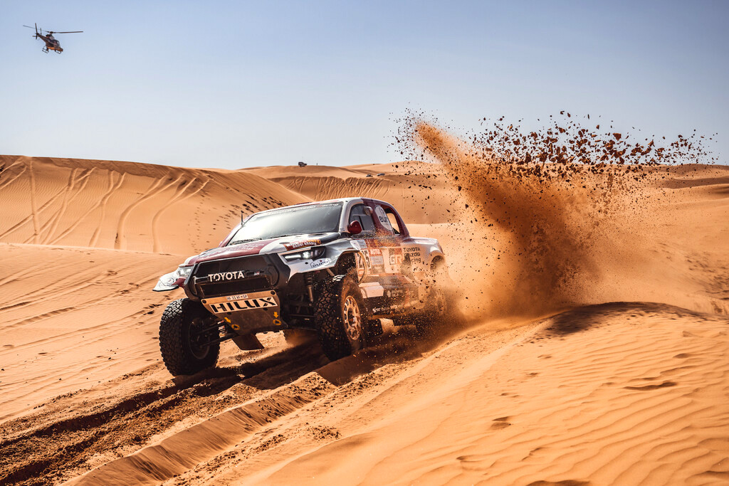 Toyota mit Wasserstoffmotor zur Rallye Dakar 2024 – Charlys Autos